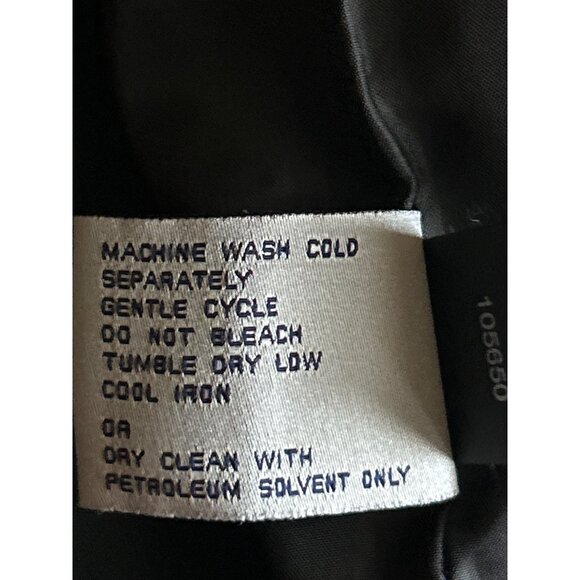 Anne Klein Womens M Black Twist Lock Trench/Raincoat With Collar Classy Stylish - Picture 10 of 10